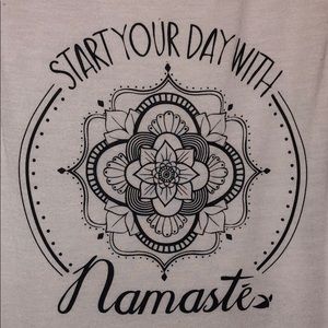 Start your day with namaste tank top by Glyder